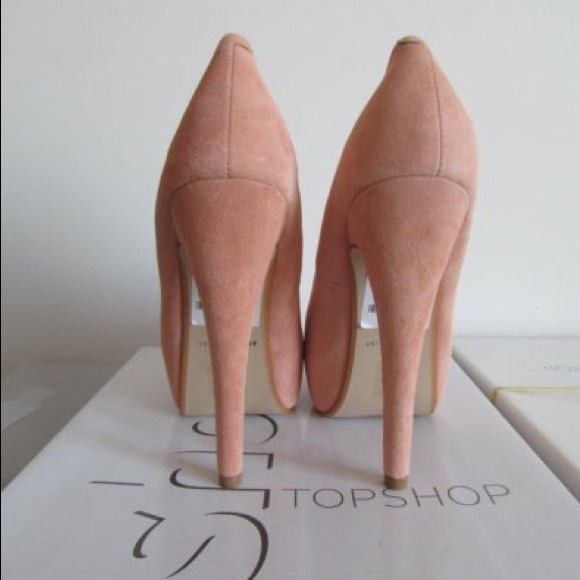 TOPSHOP :APRICOT “Sultry” Hidden Platform Heel NWT - Picture 5 of 5